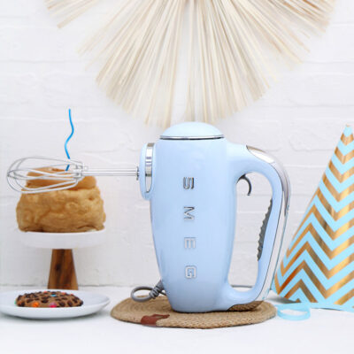 همزن دستی اسمگ مدلsmeg HMF01 رنگ آبی پاستیلی