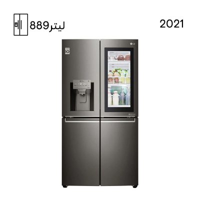 یخچال فریزر ال جی ساید بای ساید X39 رنگ دودی مدل GR-X39FMKHL